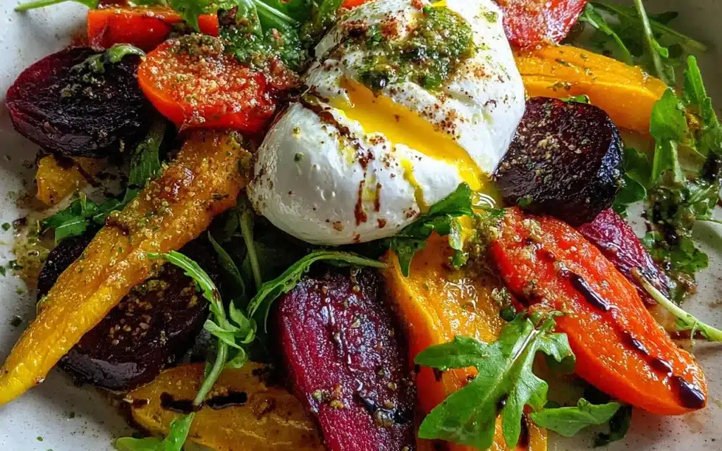 Roasted Beets and Carrots Salad with Burrata: A Simple, Unforgettable Side Dish