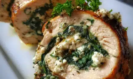 Rolled Chicken With Feta & Spinach: A Speedy and Delicious Dinner