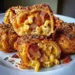 Smoky Bacon Mac & Cheese Egg Roll Bombs