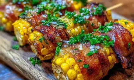 Smoky Bacon-Wrapped Corn Skewers – A Crowd-Pleasing Appetizer