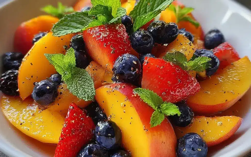 Summer Peach Fruit Salad: A Delicious and Refreshing Delight
