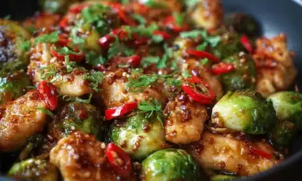 Sweet Chili Chicken And Brussels Sprouts: A Flavor-Packed, Quick Weeknight Meal