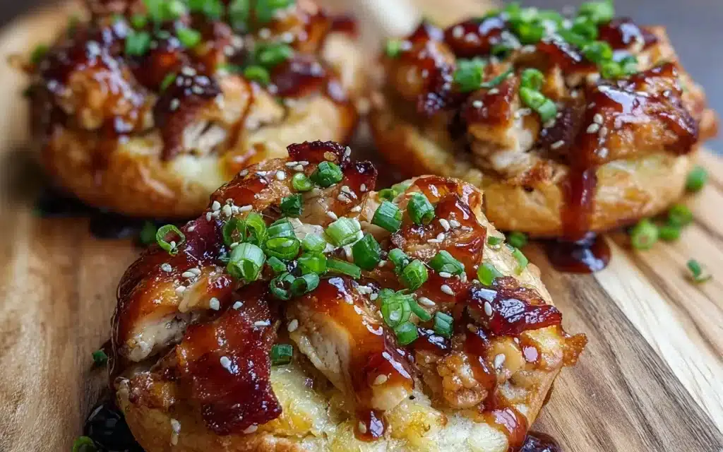 Teriyaki Bacon Chicken Pineapple Flatbread Bombs: A Heavenly Handheld Treat