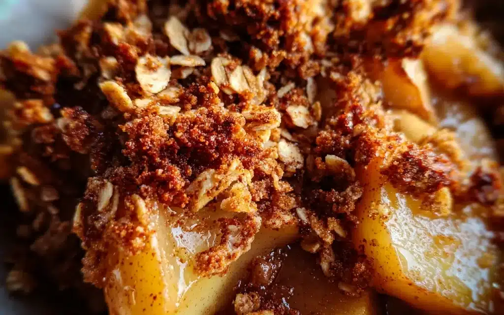 Vegan Apple Crisp: A Speedy, Comforting Dessert