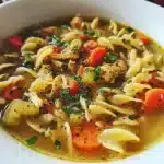 Vegan Chicken Noodle Soup