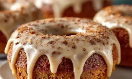 Baked Apple Cider Doughnuts With Cinnamon Maple Glaze