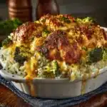 Broccoli Cheddar Chicken And Rice Casserole