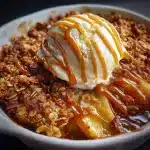 Caramel Apple Crisp