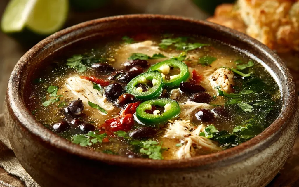 Chicken Soup with Poblanos and Black Beans: A Scrumptious 30-Minute Meal