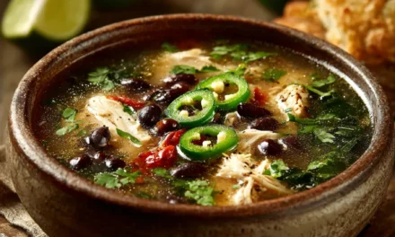 Chicken Soup with Poblanos and Black Beans: A Scrumptious 30-Minute Meal