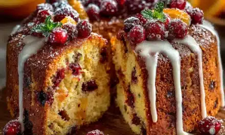 Cranberry & Orange Buttermilk Breakfast Cake – A Comforting Brunch Delight