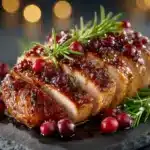 Cranberry Orange Glazed Turkey Breast