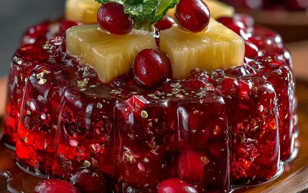 Cranberry Pineapple Jello Salad: A Delightful Retro Classic