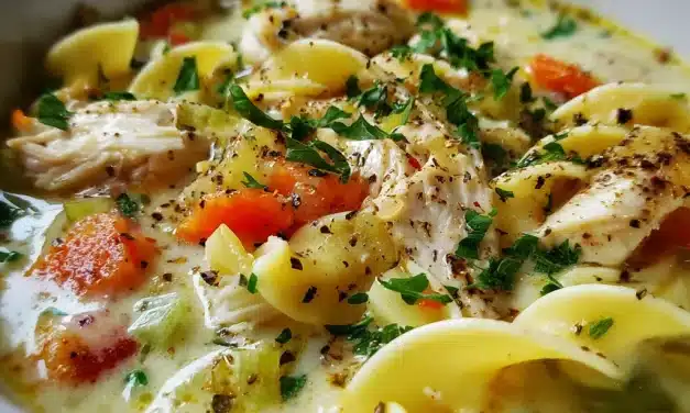 Creamy Chicken Noodle Soup – A Comforting Classic