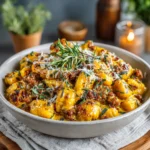 Creamy Pumpkin Gnocchi With Italian Sausage