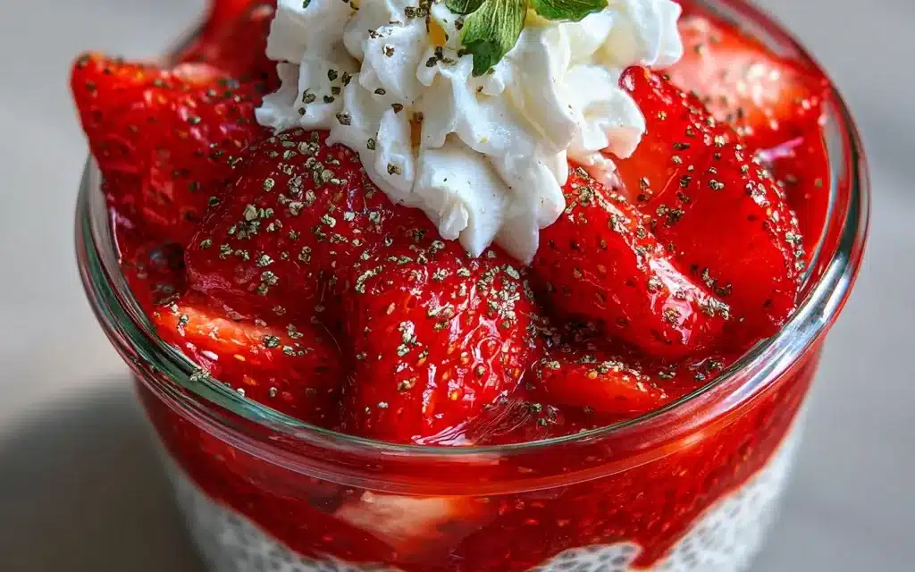 Creamy Strawberry Chia Pudding – An Unforgettable Healthy Treat