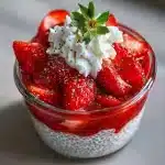 Creamy Strawberry Chia Pudding