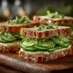Cucumber And Watercress Tea Sandwiches
