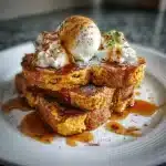 Fall Pumpkin French Toast Breakfast