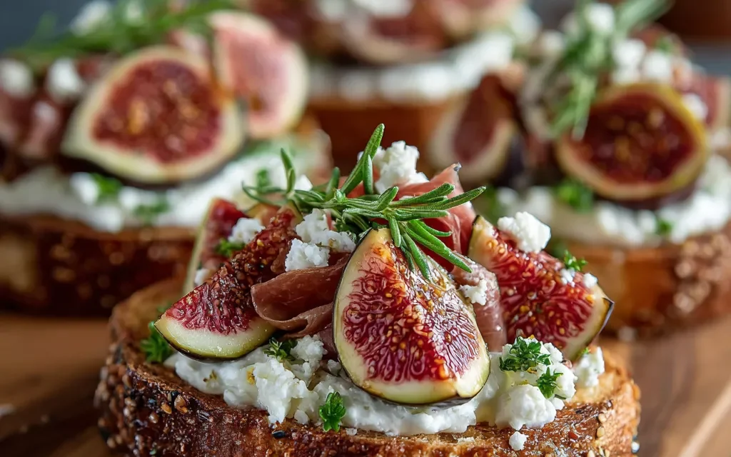 Fig, Burrata & Prosciutto Tartine: A Quick and Delightful Treat