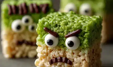 Frankenstein Rice Krispie Treats – The Perfect Halloween Treat