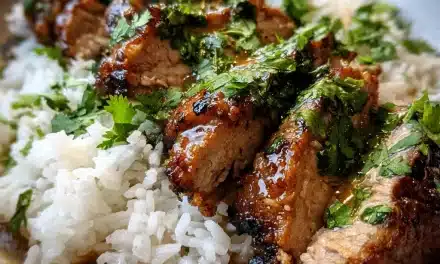 Ginger Lime Pork with Coconut Rice: A Delightful and Quick Weeknight Meal