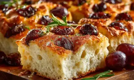 Grape Focaccia With Rosemary: A Classic Italian Delight