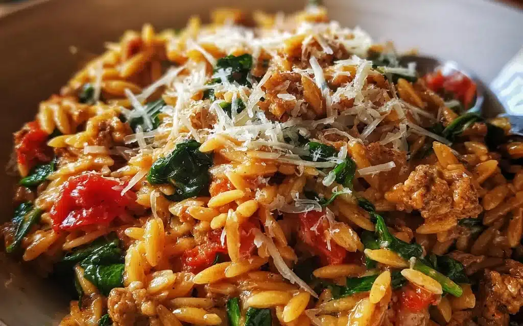 Delicious 30-Minute Ground Turkey Orzo