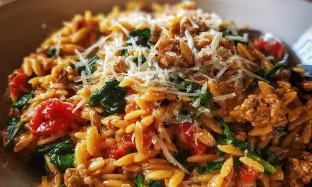 Delicious 30-Minute Ground Turkey Orzo