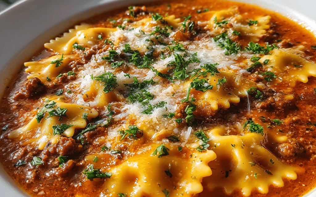 Lasagna Soup: A Comforting Family-Style Classic
