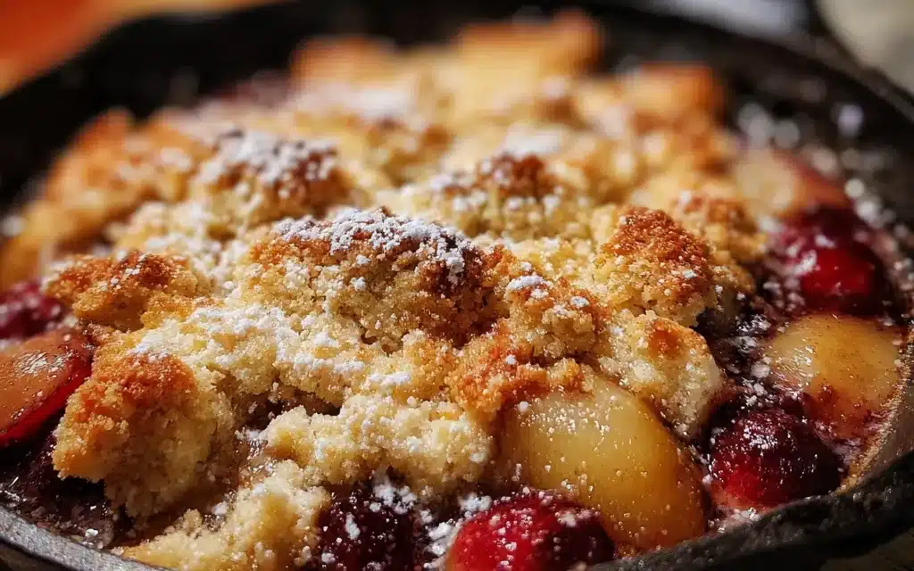 Effortless Magic Apple Plum Cobbler – A Delightful Comfort Classic