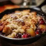 Magic Apple Plum Cobbler