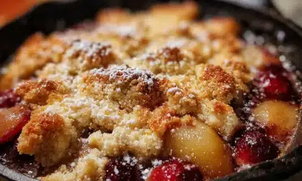 Effortless Magic Apple Plum Cobbler – A Delightful Comfort Classic