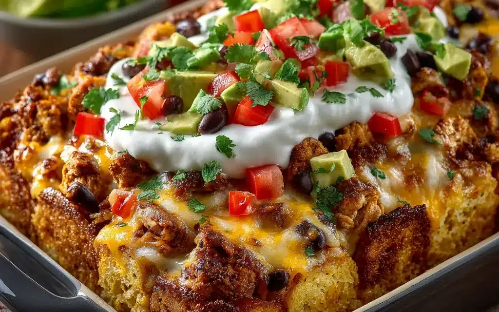 Mix And Bake Chicken Taco Casserole: A Delightful 30-Minute Weeknight Meal