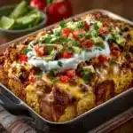 Mix And Bake Chicken Taco Casserole