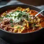 One Pot Lasagna Soup