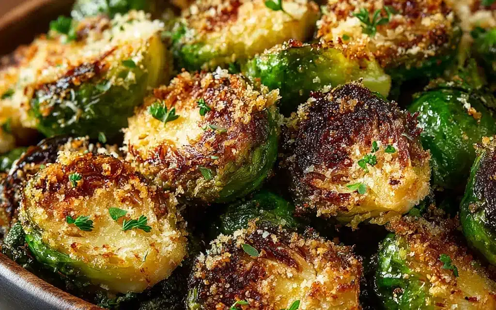 Parmesan-crusted Roasted Brussels Sprouts – A Delicious Side Dish