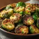 Parmesan-crusted Roasted Brussels Sprouts