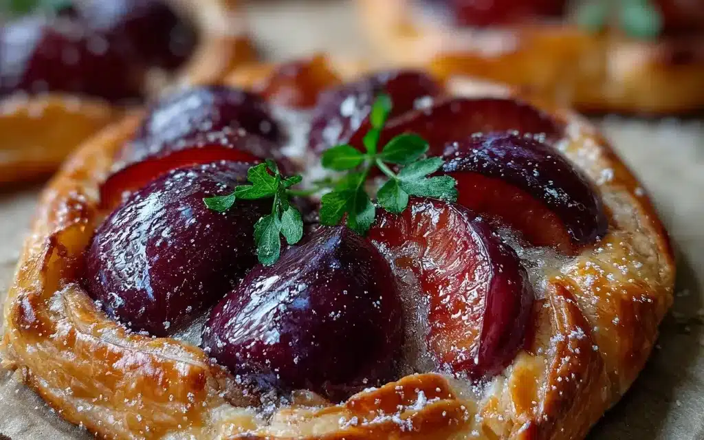 Plum Galette With Almond Cream Filling: A Comforting Dessert Ready in 30 Minutes
