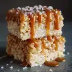 Salted Caramel Rice Krispie Treats