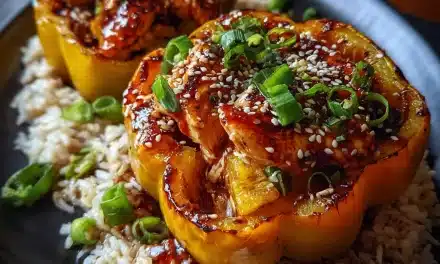 Teriyaki Pineapple Chicken Rice Stuffed Peppers – A Delightful Flavor Fusion