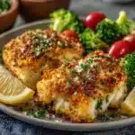 Air Fryer Parmesan Crusted Cod