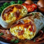 Bacon Egg Cheese Breakfast Burrito