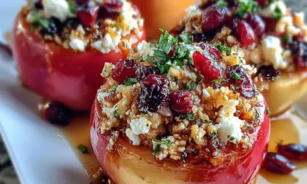 Baked Apples with Feta, Honey, and Cranberries: A Comforting Fall Favorite