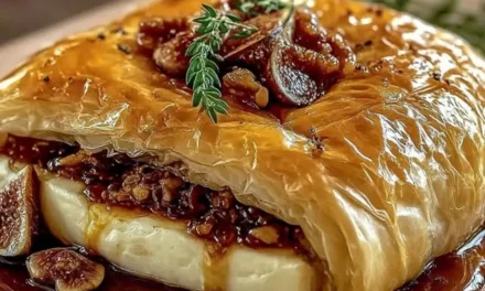 Baked Brie in Puff Pastry With Honey and Fig: An Irresistible Appetizer