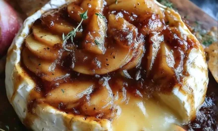 Baked Brie with Caramelized Apples: A Decadent and Delightful Appetizer