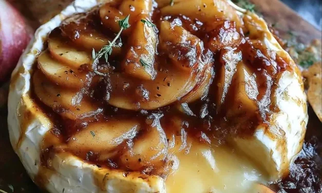 Baked Brie with Caramelized Apples: A Decadent and Delightful Appetizer