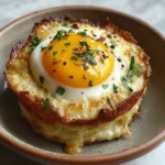 Baked Eggs Napoleon