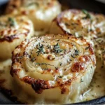 Baked Onions with Asiago Cheese