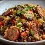 Black Beans and Rice with Sausage